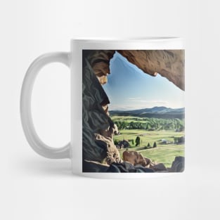 Through the keyhole @ Devil's Backbone. Mug